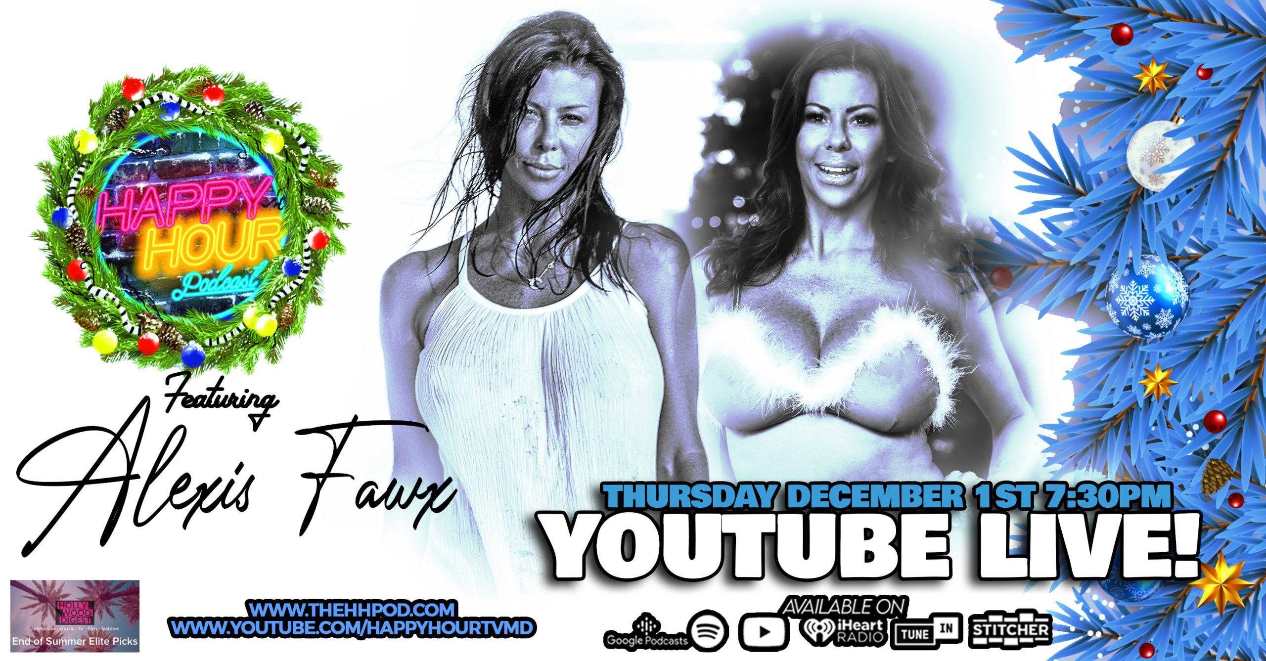 Featuring Alexis Fawx Youtube Live 12/1 7:30pm Plus All Major Podcast Platforms
