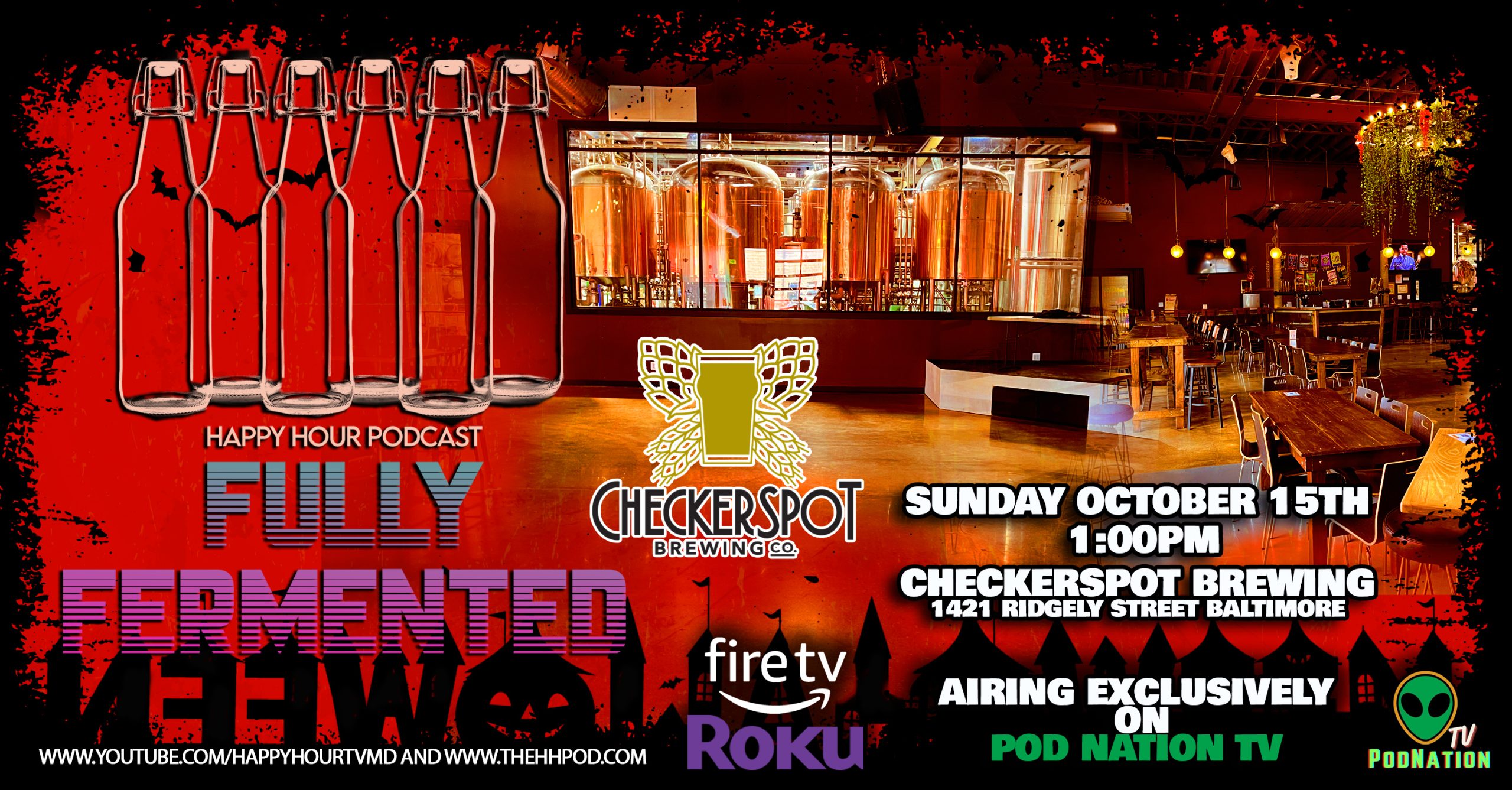 Featuring  Checkerspot Brewing Company
Now Available on Roku & Fire TV
Pod Nation Exclusive